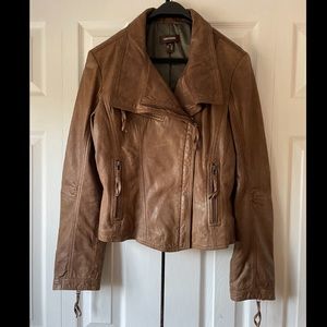 DANIER Leather Moto Jacket
